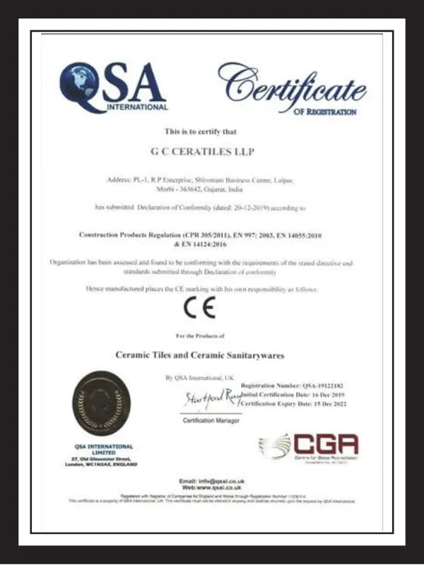 QSA Certificate