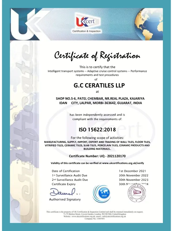 Registration Certificate